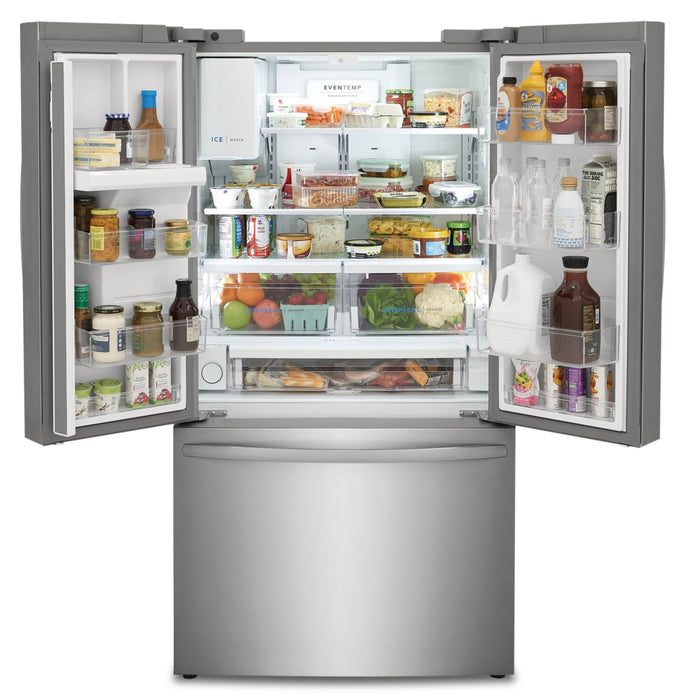 Frigidaire 36\" 27.8 Cu. Ft. Standard-Depth French-Door Refrigerator - Stainless Steel - FRFS2823AS