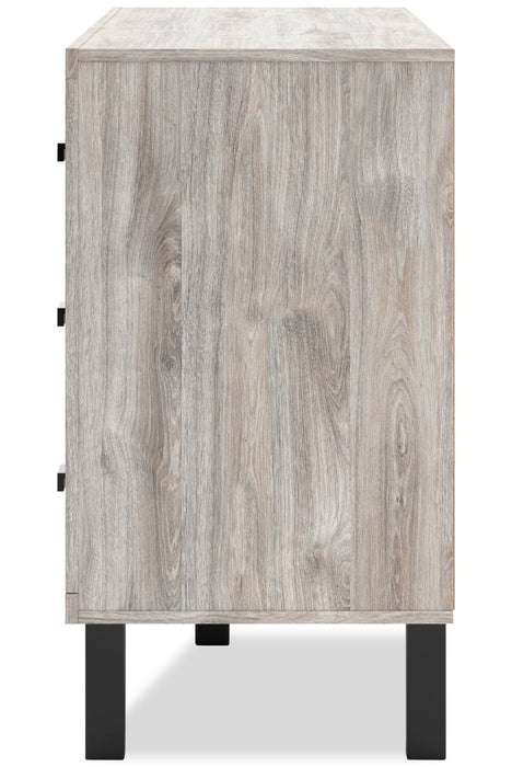 Zen Bedroom 6-Drawer Dresser, 62\"W x 35.6\"H - Grey