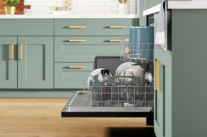 Whirlpool 24\" 50 dBA Built-In Top-Control Dishwasher - Black - WDT740SALB