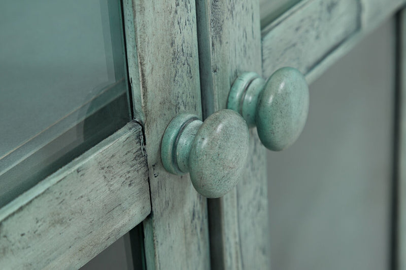 Rocco 48\" 4-Door Accent Cabinet - Vintage Blue