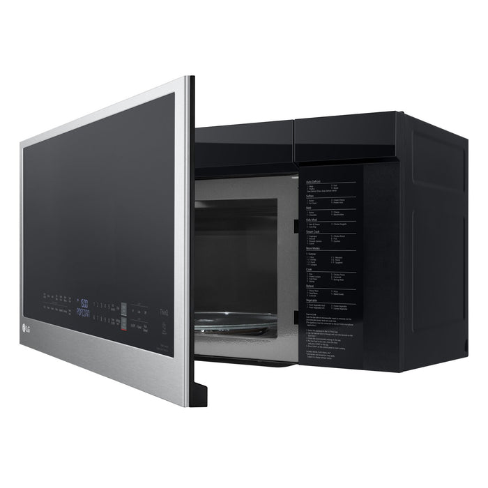 LG 2 Cu. Ft. Over-the-Range Microwave with EasyClean® and Sensor Cooking - Smudge Proof Stainless Steel - MVEL2033F