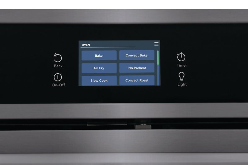 Frigidaire Gallery 30\" 5.3 Cu. Ft. Electric Single Wall Oven with Total Convection - Smudge-Proof® Black Stainless Steel - GCWS3067AD