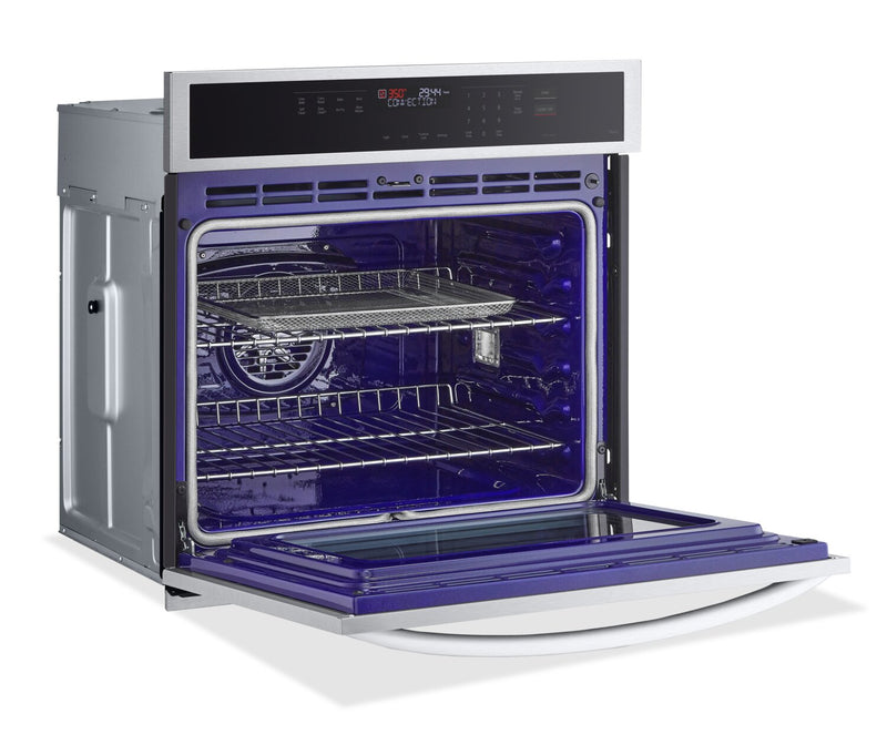 LG 30\" 4.7 Cu. Ft. Electric Wall Oven with True Convection - Smudge Proof Stainless Steel - WSEP4723F