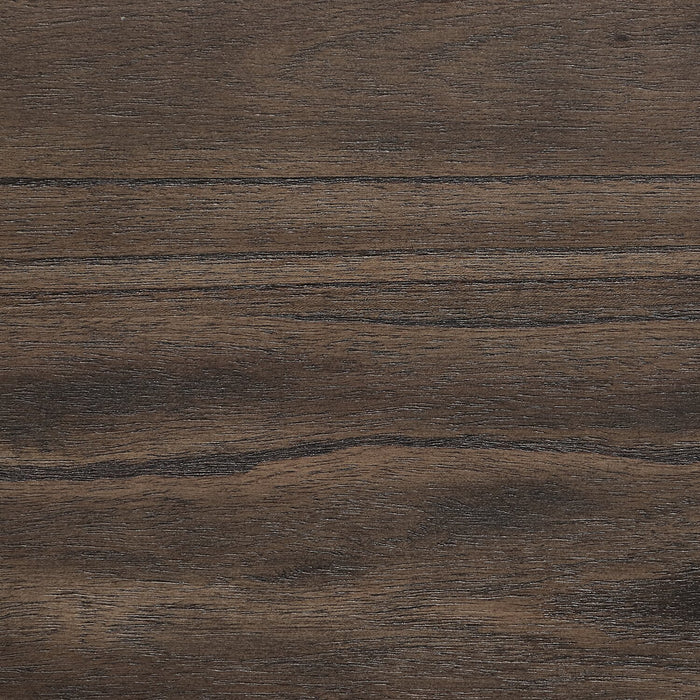 Kane 6pc Bedroom Set with Storage Bed, Dresser, Mirror & Nightstand, Vegan Leather, Brown - Queen Size