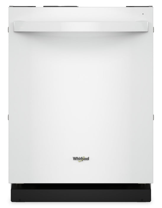 Whirlpool 24\" 44 dBA Built-In Top-Control Dishwasher - White - WDT550SAPW
