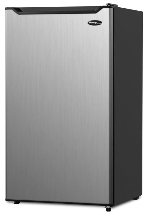 Danby 20.7\" 4.4 Cu. Ft. Single-Door Mini Fridge - Stainless Steel - DCR044B1SLM