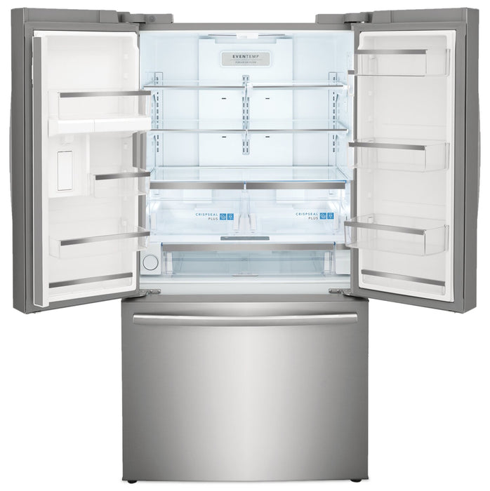 Frigidaire Gallery 36\" 23.3 Cu. Ft. Counter-Depth French-Door Refrigerator - Smudge-Proof® Stainless Steel - GRFG2353AF