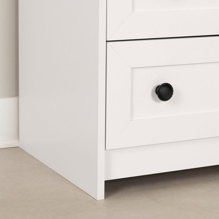 Ivy Baby Change Table with Storage Drawers - White