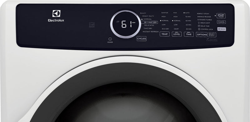 Electrolux 5.2 Cu. Ft. Front-Load Washer and 8 Cu. Ft. Electric Dryer - White