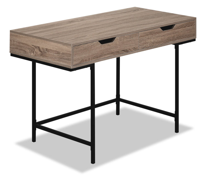 Butler 47.25\" Office Desk with 2-Drawers - Taupe