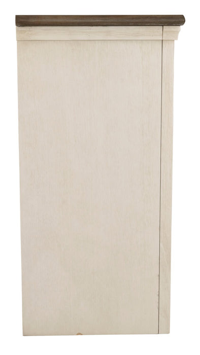 Bolanburg 75\" Rustic TV Stand with Storage and Cable Management for TVs up to 85\"- Antique White