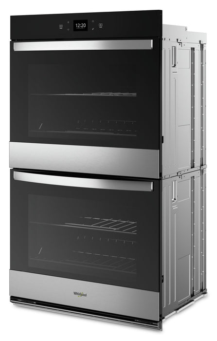 Whirlpool 30\" 10 Cu. Ft. Electric Double Wall Oven with Air Fry - Fingerprint Resistant Stainless Steel - WOED5030LZ
