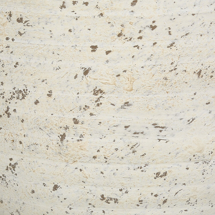 20\" Cream Textured Concrete Table Lamp with Ivory Shade