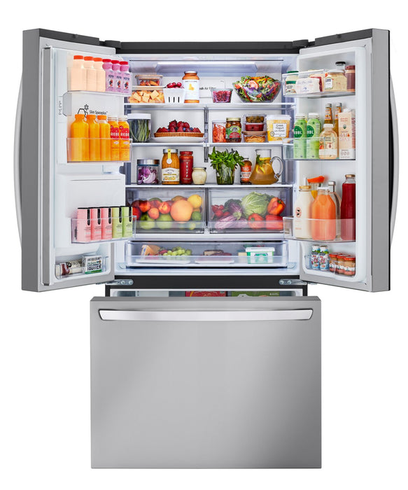 LG 36\" 31 Cu. Ft. French-Door Standard-Depth MAX™ Refrigerator - Smudge Proof Stainless Steel - LRFXS3106S