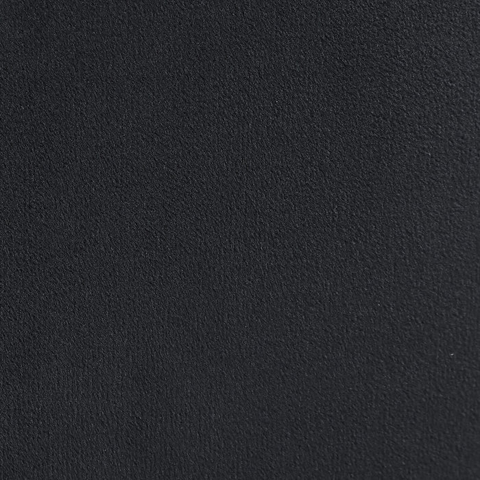 Phebe 16.5\" Storage Ottoman with Gold Trim Base - Black