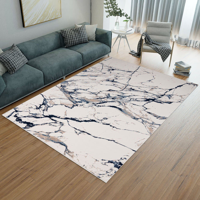 Rowann Blue Area Rug - 7'6\" x 10'6\"