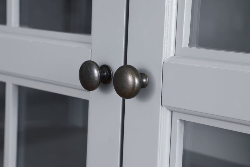 Athena 36\" Curio Cabinet - Grey