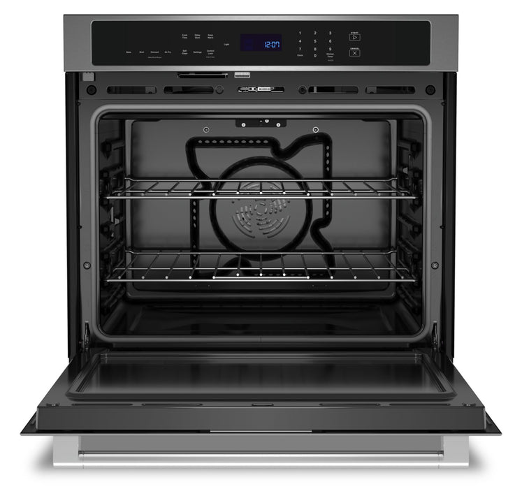 Maytag 27\" 4.3 Cu. Ft. Electric Single Wall Oven with True Convection - Fingerprint Resistant Stainless Steel - MOES6027LZ