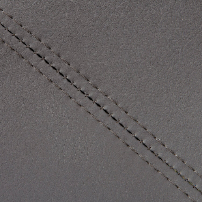 Cole 5pc Dining Set with Table & 4 Grey Chairs, Metal, Melamine, 42\"W Round