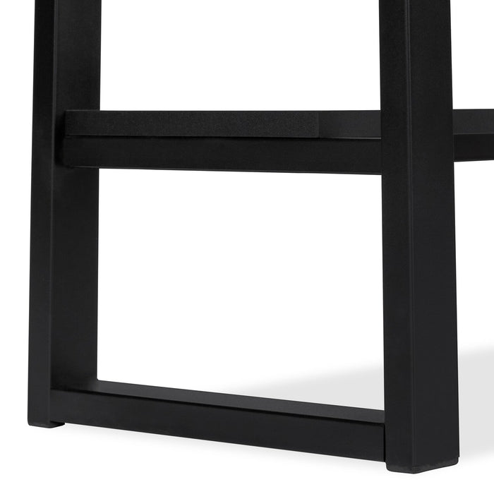 Christiana 42\" Corner Office Desk with Drawer - Black/Grey