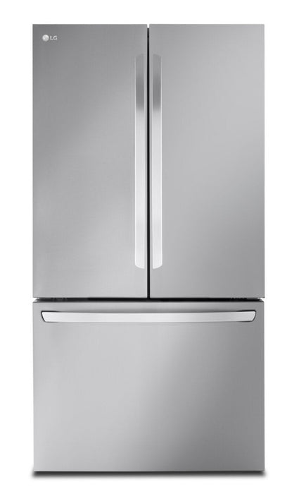 LG 36\" 27 Cu. Ft. French-Door Counter-Depth MAX™ Refrigerator - Smudge Proof Stainless Steel - LRFLC2706S