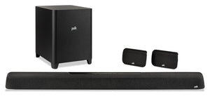 POLK 7.1.2 CH Dolby Atmos DTS:X 3D Audio Soundbar with Wireless Surrounds and Subwoofer (Magnifi MAX AX SR)