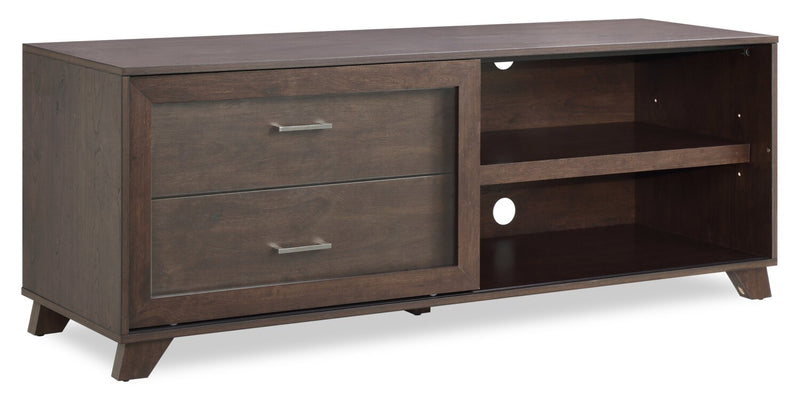 Jacob 60\" Modern TV Stand with Storage and Cable Management for TVs up to 65\"- Espresso