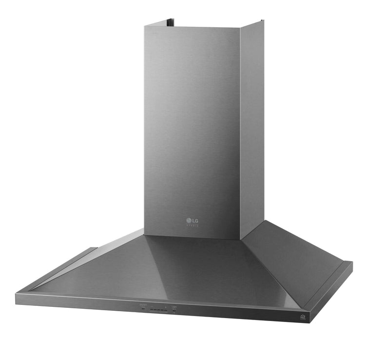LG Studio 30\" 600 CFM Smart Wall-Mount Chimney Hood - Stainless Steel - LSHD3080ST