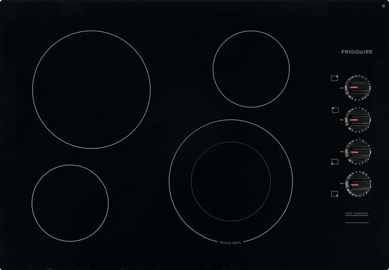 Frigidaire 30\" 4-Element Electric Cooktop - Black - FFEC3025UB