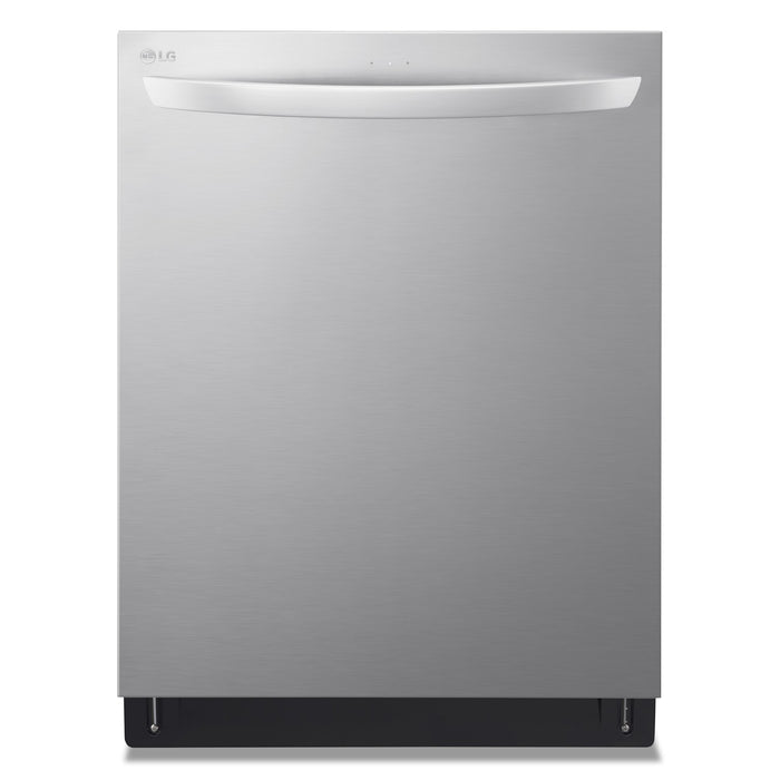 LG 24\" 42 dBA Built-In Top-Control Smart Dishwasher with QuadWash®Pro  - Smudge Proof Stainless Steel - LDTH7972S