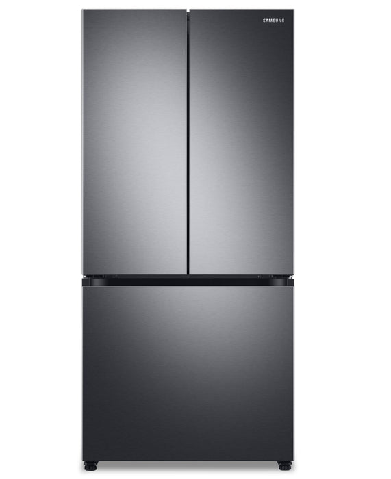 Samsung 33\" 24.5 Cu. Ft. French-Door with Beverage Center™ &AutoFillWaterPitcher Refrigerator - Black Stainless Steel - RF25C5551SG/AA