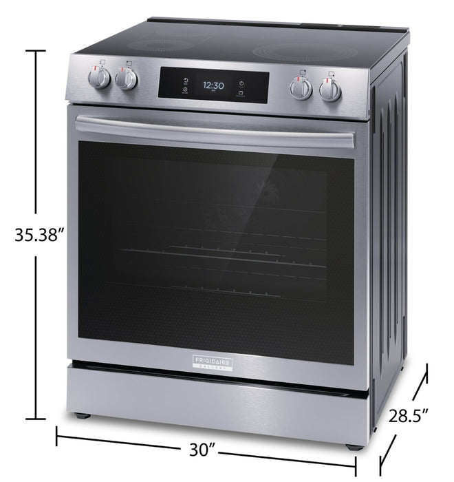 Frigidaire Gallery 6.2 Cu. Ft. Electric Range With Total Convection and Air Fry - Smudge-Proof® Stainless Steel - GCFE306CBF