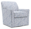 Made in Canada Sofa Lab Customizable Swivel 31\" Fabric Accent Chair - Spa Multicolour