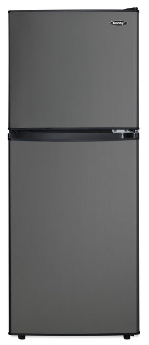 Danby 19\" 4.7 Cu. Ft. Top-Mount Mini Fridge - Black Stainless - DCR047A1BBSL