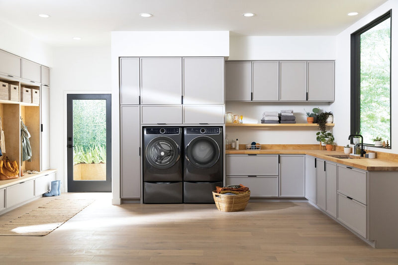 Electrolux 5.2 Cu. Ft. Front-Load Washer and 8 Cu. Ft. Electric Dryer - Titanium