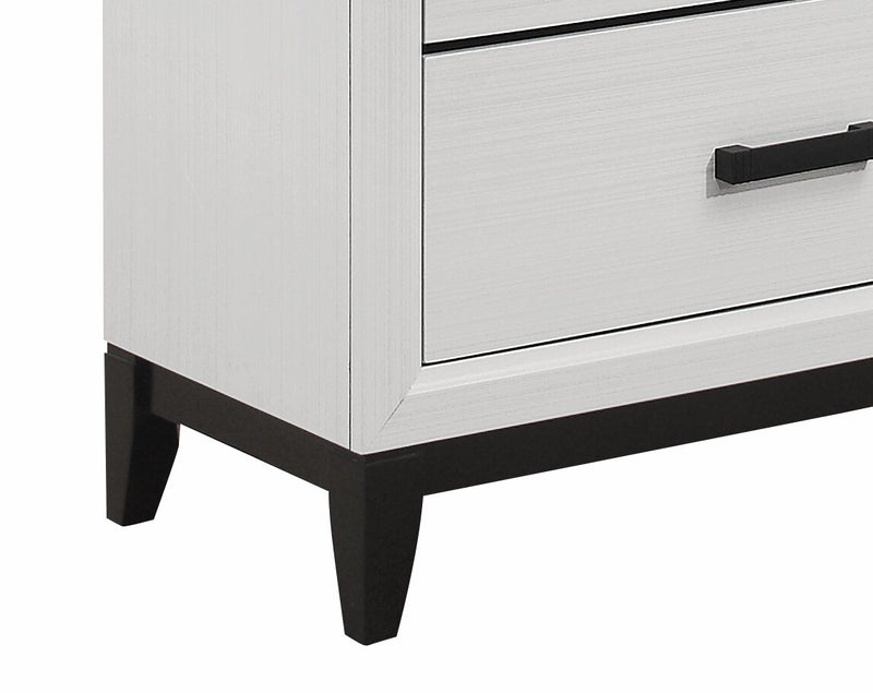 Kate Bedroom 6-Drawer Dresser, 58\"W x 37\"H - White