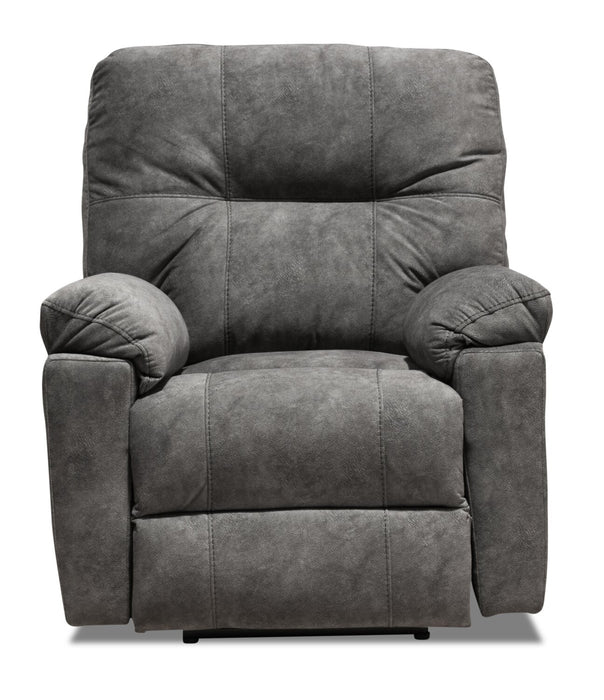 Made in Canada Gybson 38\" Fabric Power Reclining Chair - Grey
