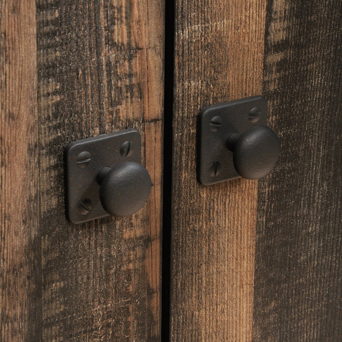 Lewis Office Credenza - Carbon Oak