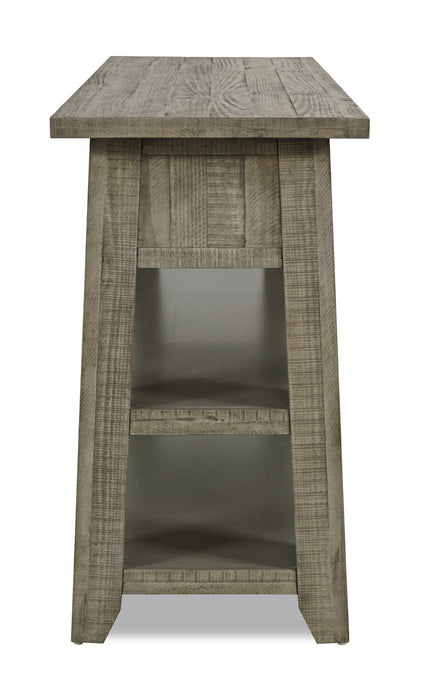 Colson 50\" Rustic Sofa Table with Storage and Shelf - Driftwood