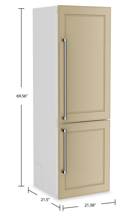 KitchenAid 22\" 8.8 Cu. Ft. Bottom-Mount Refrigerator - Panel Ready - KBBX102MPA