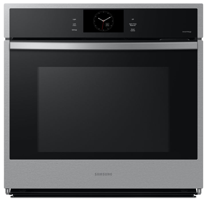 Samsung 30\" 5.1 Cu. Ft. Electric Single Wall Oven with Steam Cook and Air Sous Vide - Stainless Steel - NV51CG600SSRAA