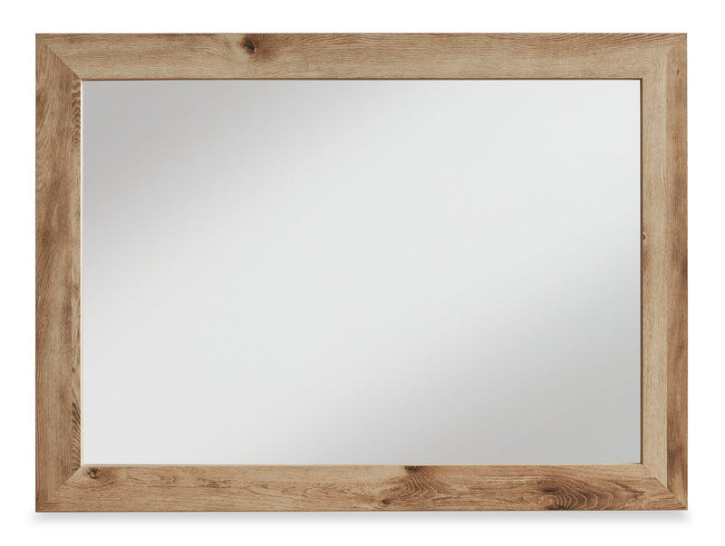 Derekson Bedroom Dresser Mirror - Natural