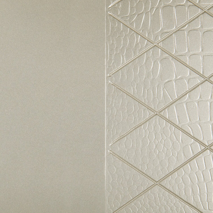 Tyra Bedside 2-Drawer Nightstand, 28\"W x 29\"H, Glam - Champagne