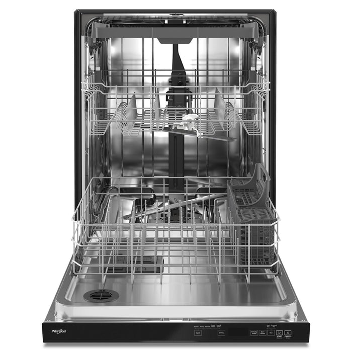 Whirlpool 24\" 47 dBA Built-In Top-Control Dishwasher - Black - WDTA50SAKB