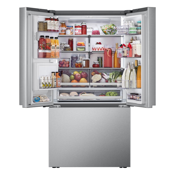 LG 36\" 26 Cu. Ft. French-Door Counter-Depth MAX™ Refrigerator - Smudge Proof Stainless Steel - LRYXC2606S
