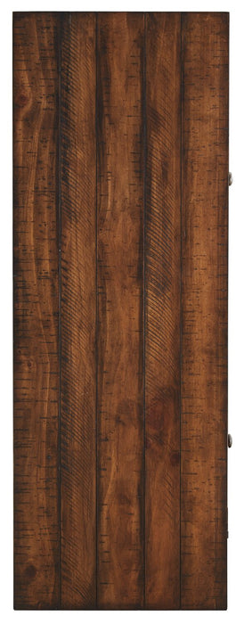 Cottage Lane 50\" Rustic Sofa Table with Storage and Shelf - Dark Brown Wood