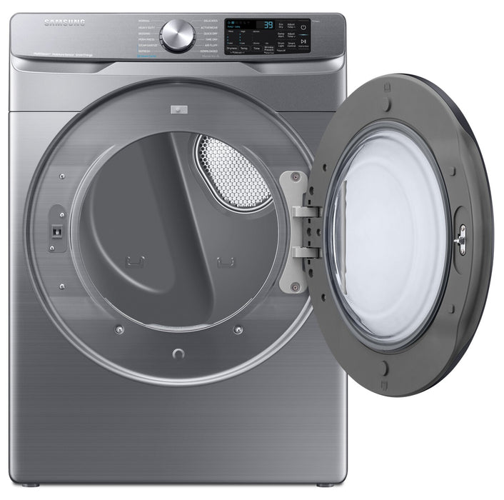 Samsung 7.5 Cu. Ft. Electric Dryer with Steam - Grey - Stackable - DVE45B6305P/AC