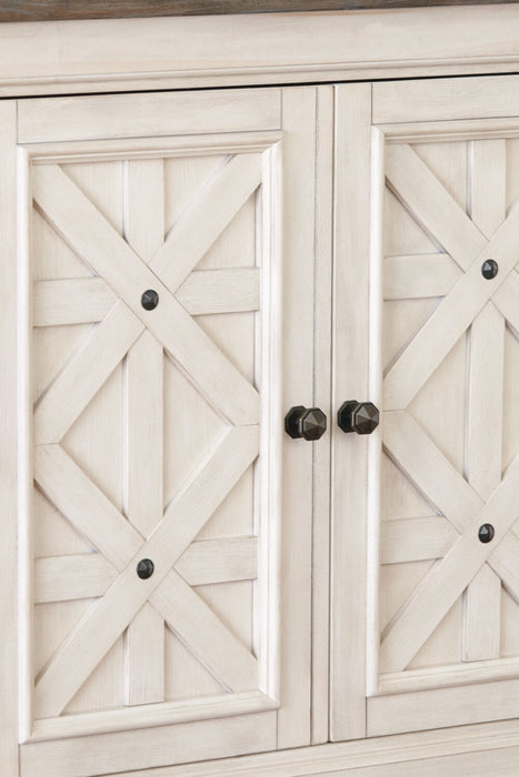 Isla Dining Server with Storage, 57.8\"W - Antique White