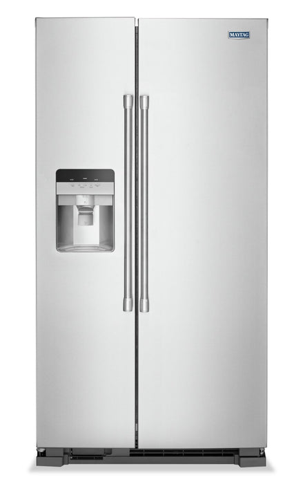 Maytag 36\" 25 Cu. Ft. Side-by-Side Refrigerator - Fingerprint Resistant Stainless Steel - MSS25C4MGZ