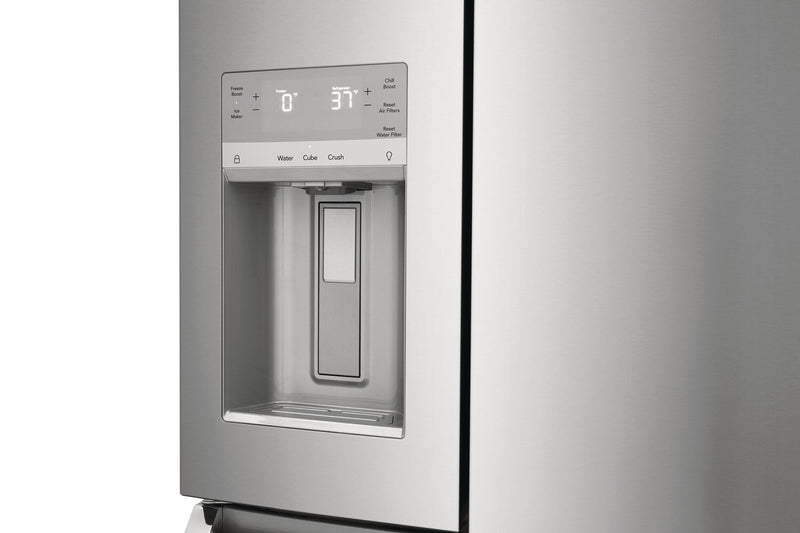 Frigidaire Gallery 36\" 21.5 Cu. Ft. Counter-Depth 4-Door Refrigerator - Smudge-Proof® Stainless Steel - GRQC2255BF